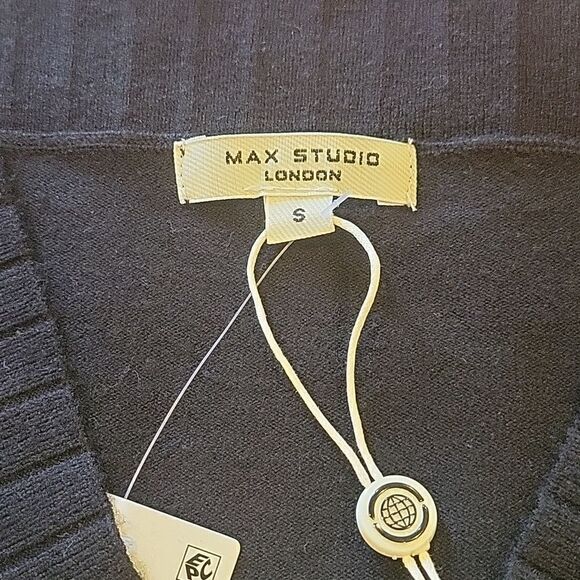 Max Studio Sweater,black, oversize - Picture 6 of 7